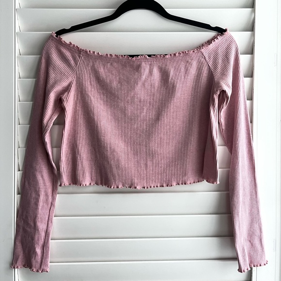 H&M Divided cropped off-the-shoulder top - Picture 2 of 4